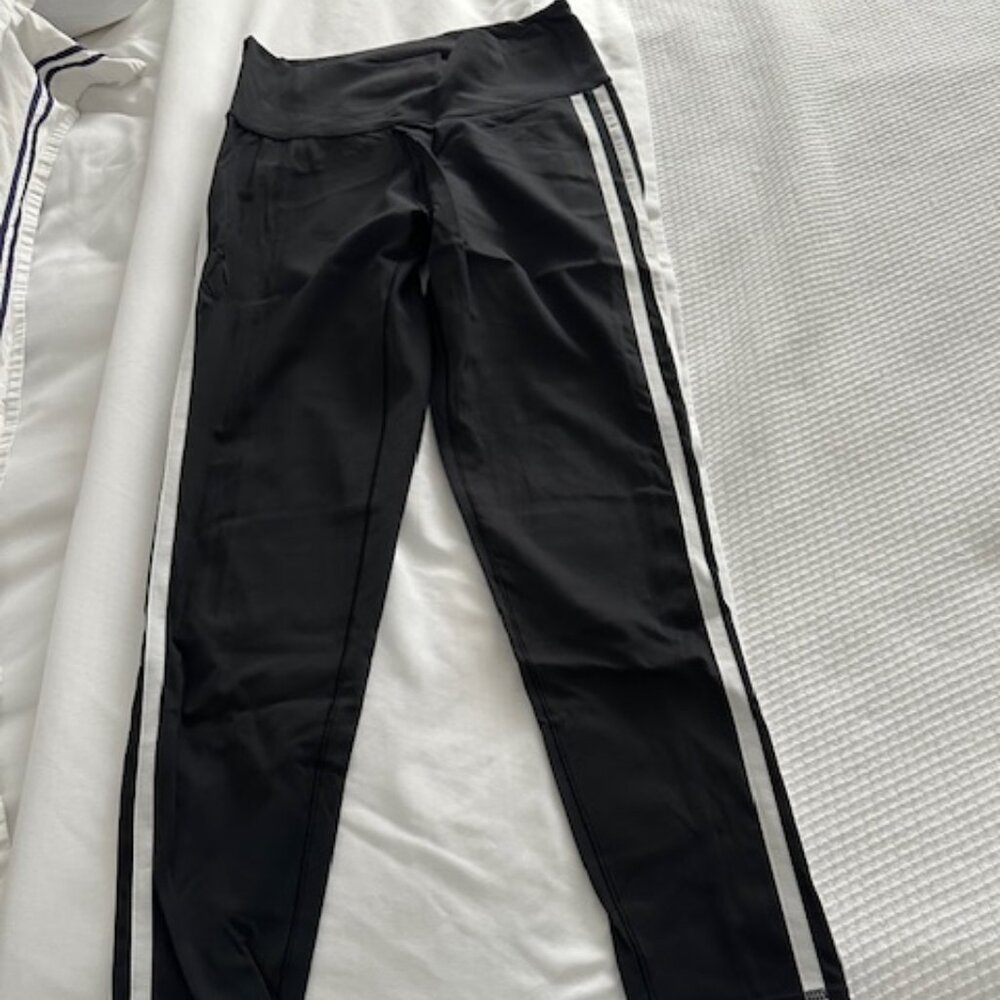 Adidas striped leggings